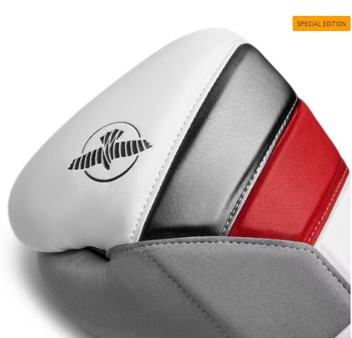 Guantes de Box Hayabusa T3 Edición Especial (Blanco / Rojo) (Disponible por Encargo)