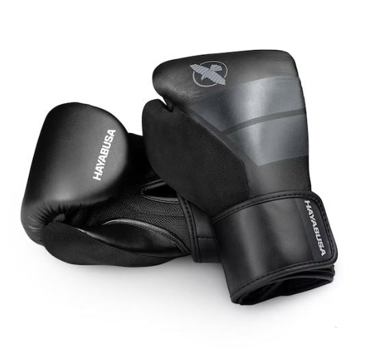 Guantes de Box Hayabusa S4 para Niños (Negro / Gris) (Disponible por Encargo)
