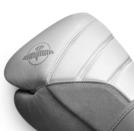 Guantes de Box Hayabusa T3 (Blanco / Gris) (Disponible por Encargo)