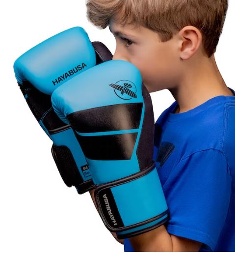 Guantes de Box Hayabusa S4 para Niños (Azul/ Negro) (Disponible por Encargo)
