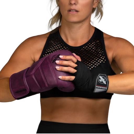 Guantes de Box Hayabusa T3 de Cuero de Lujo (Morado) (Disponible por Encargo)