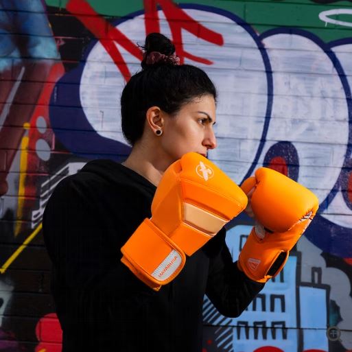 Guantes de Box Hayabusa T3 Neón (Anaranjado / Blanco) (Disponible por Encargo)