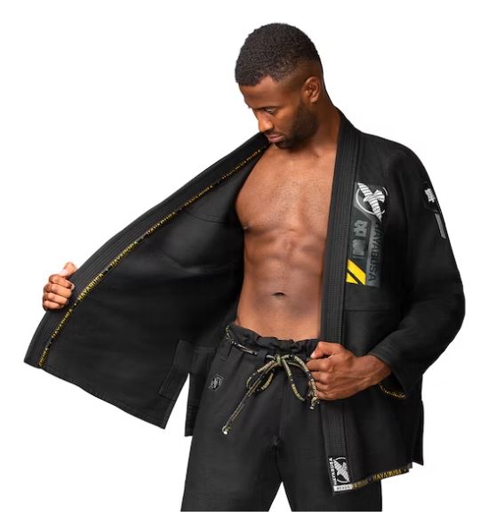 Uniforme de Jiujitsu Brasileño Liviano Hayabusa Ascend (Negro) (Disponible por Encargo)