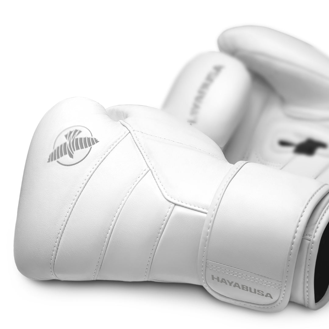Guantes de Box Hayabusa T3 Kanpeki (Cuero) (Blanco) (Disponible por Encargo)