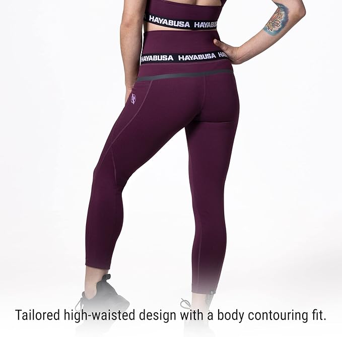 Leggings Hayabusa Rise 3/4 (Morado) (Disponible por Encargo)