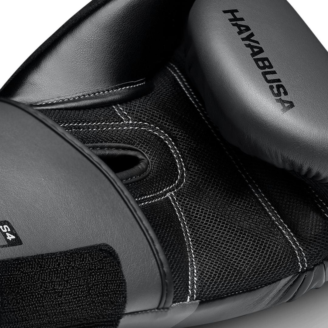 Guantes de Box Hayabusa S4 para Niños (Gris / Negro) (Disponible por Encargo)
