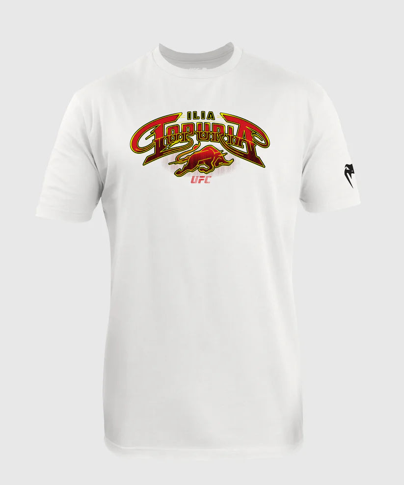 Camiseta para Hombre Venum UFC Unrivaled Topuria (Blanco) (Disponible en Costa Rica y por Encargo)