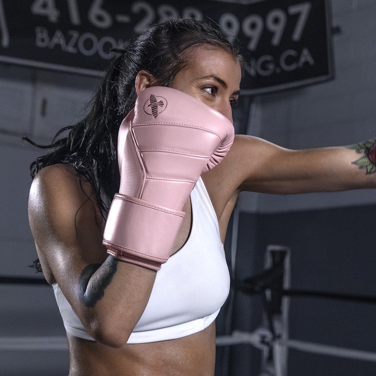 Guantes de Box Hayabusa T3 Kanpeki (Cuero) (Rosado Pastel) (Disponible por Encargo)