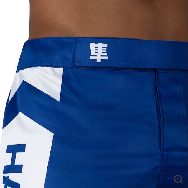 Fightshorts Hayabusa Icon (Cortos) (Azul / Blanco) (Disponible por Encargo)