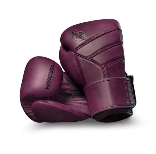 Guantes de Box Hayabusa T3 de Cuero de Lujo (Morado) (Disponible por Encargo)