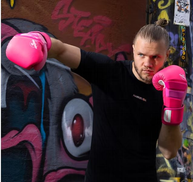 Guantes de Box Hayabusa T3 Neón (Rosado / Blanco) (Disponible por Encargo)