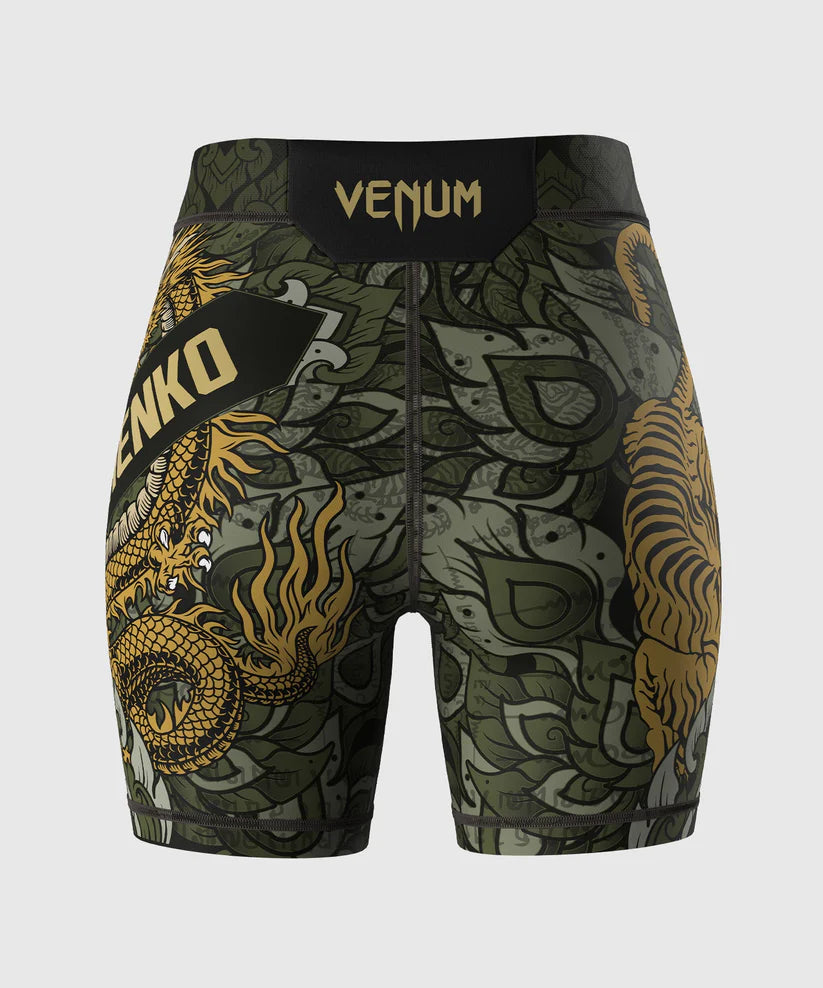 Licra Corta Venum UFC Unrivaled Valentina Shevchenko (Verde) (Disponible por Encargo)