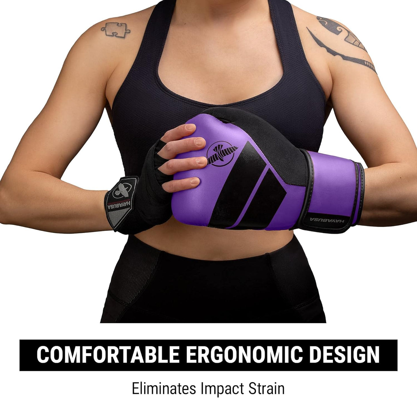 Guantes de Box Hayabusa S4 (Morado / Negro) (Disponible por Encargo)