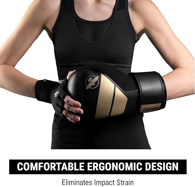 Guantes de Box Hayabusa S4 (Negro / Dorado) (Disponible en Costa Rica y por Encargo)