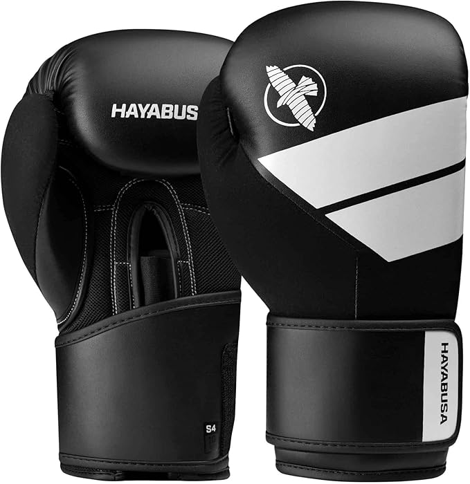 Guantes de Box Hayabusa S4 (Negro / Blanco) (Disponible por Encargo)