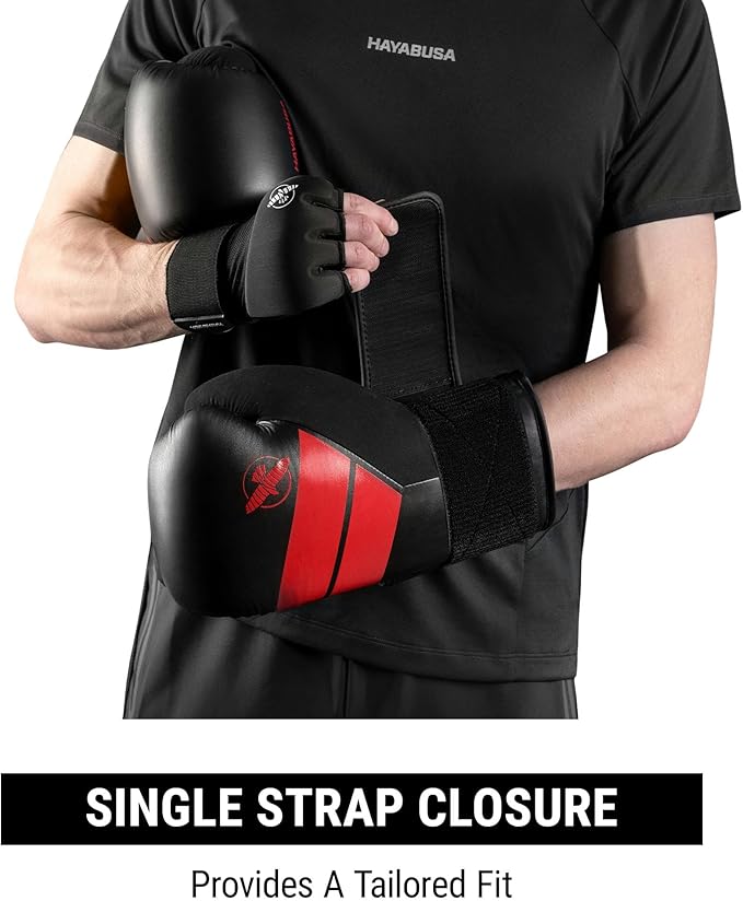 Guantes de Box Hayabusa S4 (Negro / Rojo) (Disponible por Encargo)