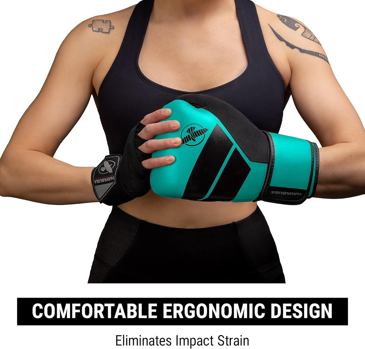 Guantes de Box Hayabusa S4 (Turquesa / Negro) (Disponible en Costa Rica y por Encargo)