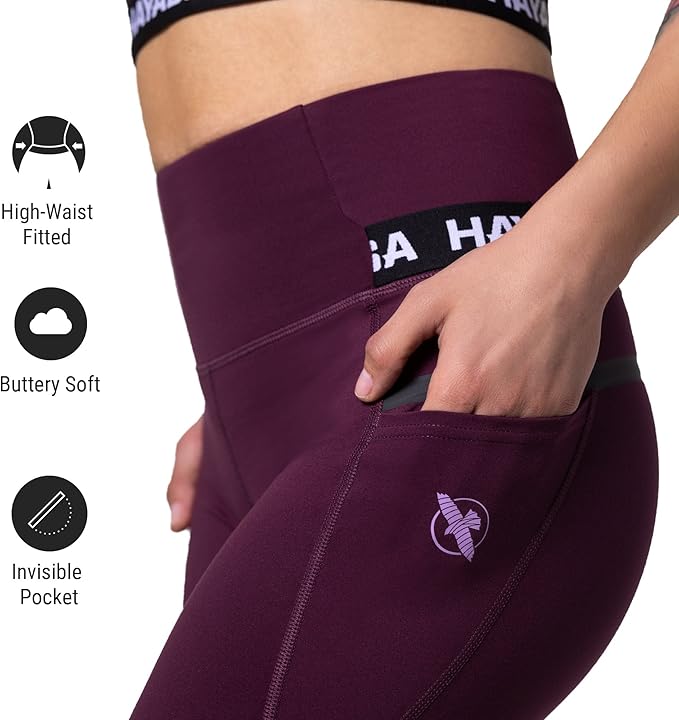 Leggings Hayabusa Rise 3/4 (Morado) (Disponible por Encargo)