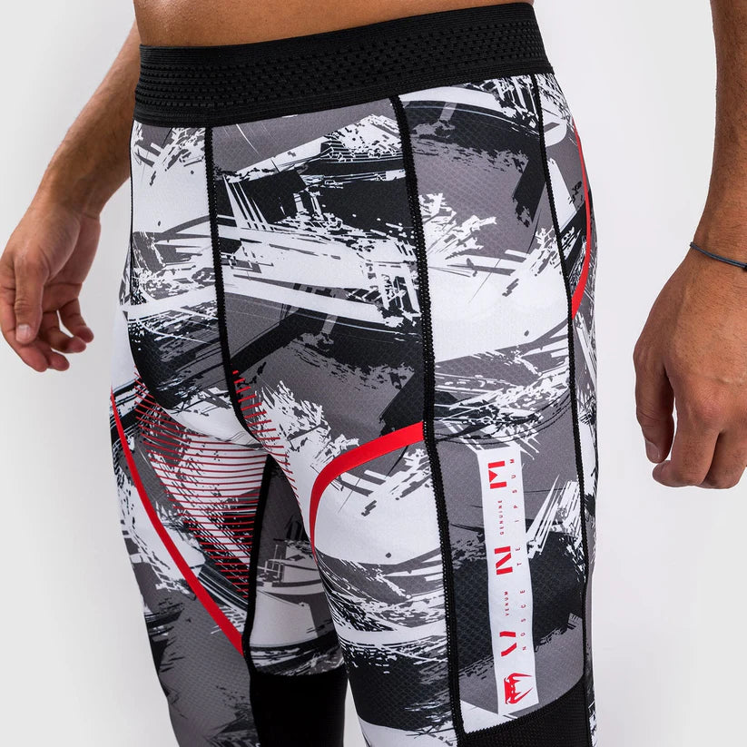 Licra Larga Venum Electron 3.0 (Gris / Rojo) (Disponible por en Costa Rica y Encargo)