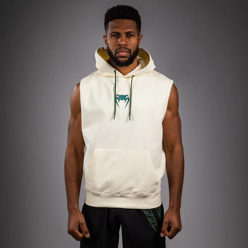 Sudadera sin Mangas para Hombre Venum Sparring (Blanco) (Disponible en Costa Rica y por Encargo)