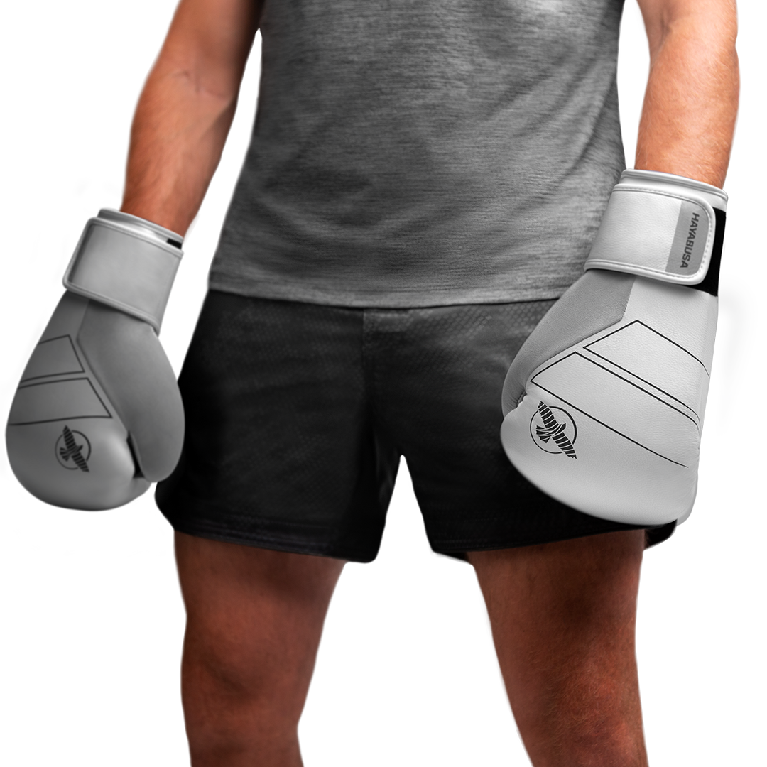 Guantes de Box Hayabusa S4 (Cuero) (Blanco) (Disponible por Encargo)