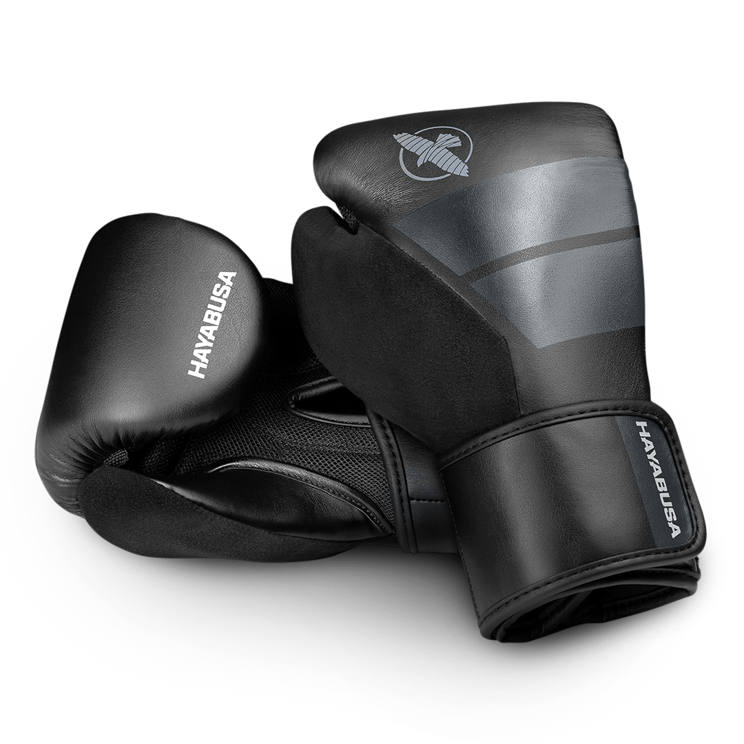 Guantes de Box Hayabusa S4 para Niños (Negro / Gris) (Disponible por Encargo)