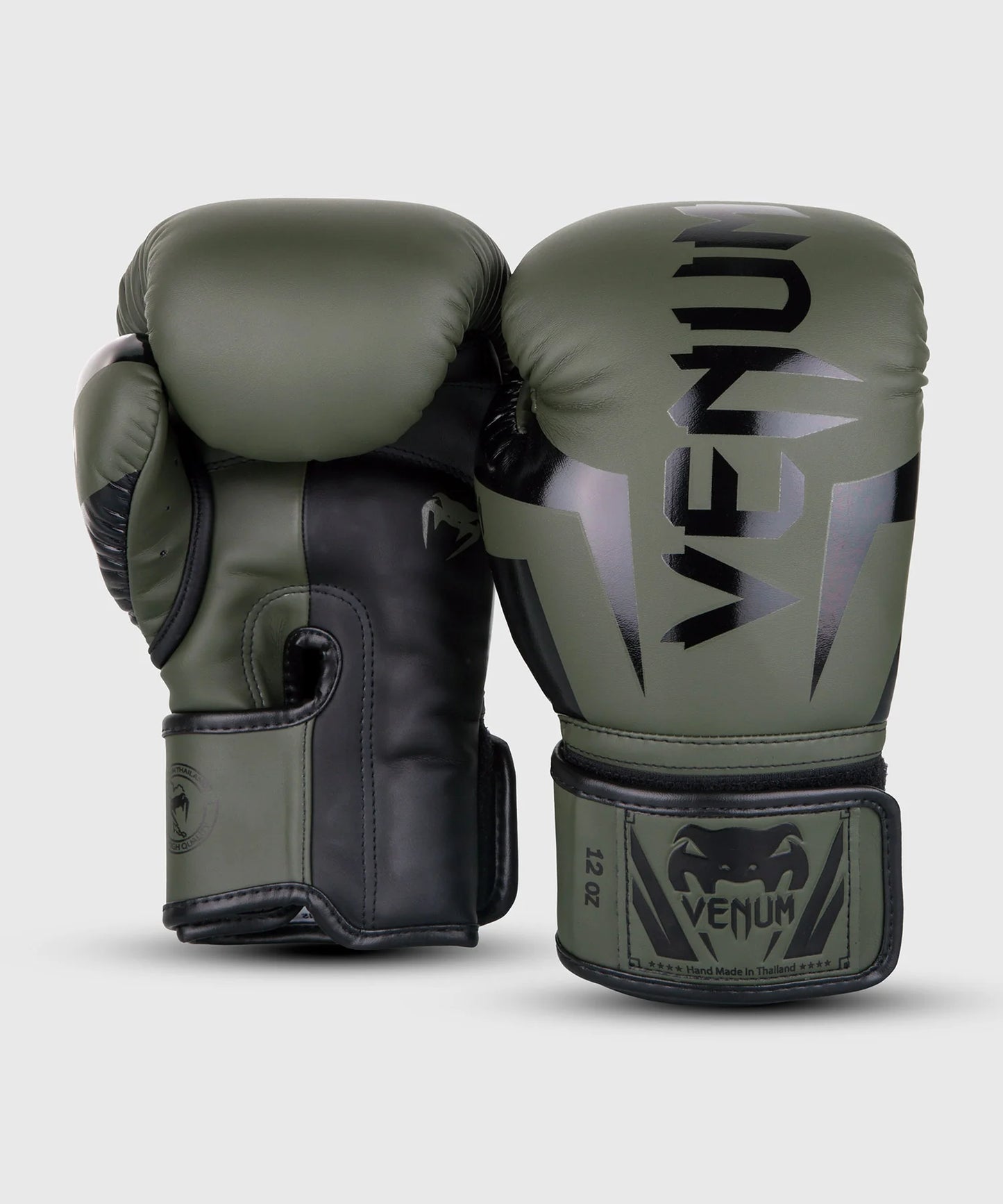 Guantes de Box Venum Elite (Caqui / Negro) (Disponible por Encargo)