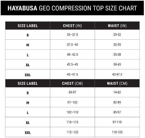 Rashguard Manga Corta Hayabusa Geo (Rojo) (Disponible en Costa Rica y por Encargo)