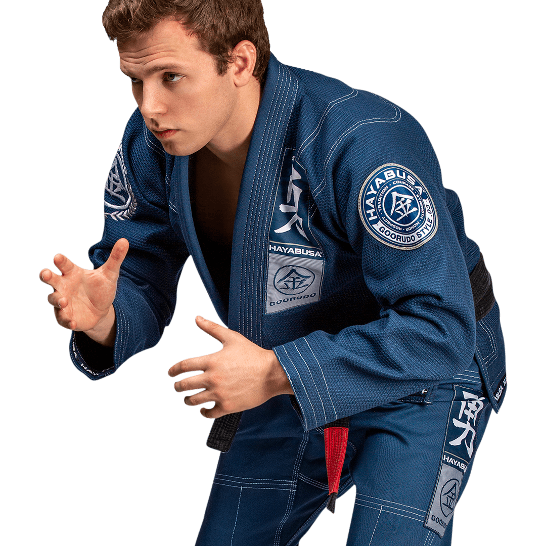 Uniforme de Jiujitsu Brasileño Hayabusa Goorudo 3 (Azul) (Disponible por Encargo)