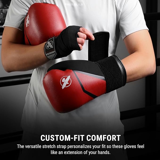 Guantes de Box Hayabusa E1 (Rojo / Negro) (Disponible por Encargo)