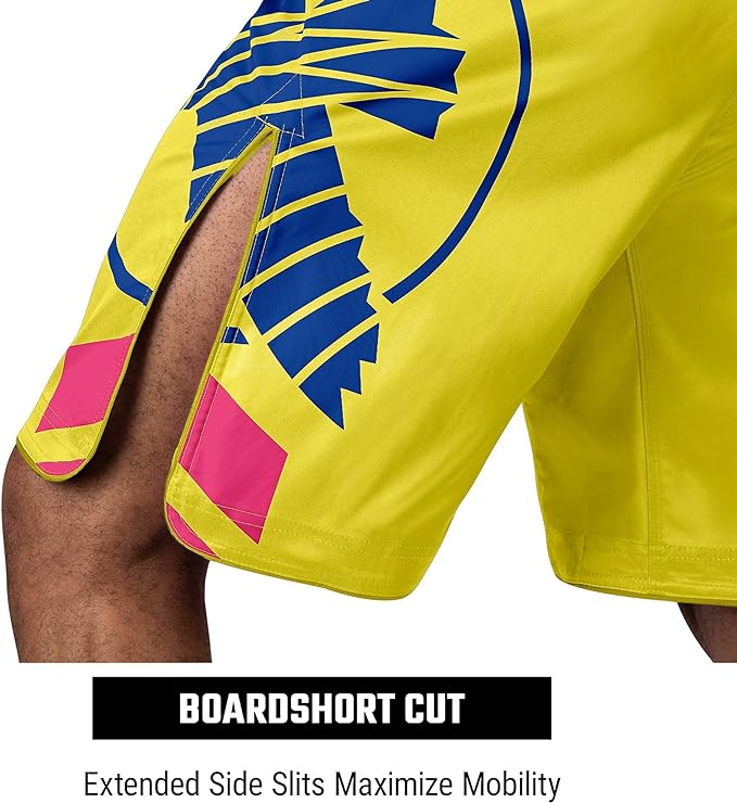 Fightshorts Hayabusa Icon (Largos) (Amarillo / Azul) (Disponible por Encargo)