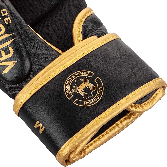 Guantes de MMA Venum Challenger 3.0 (Sparring) (Negro / Dorado) (Disponible en Costa Rica)