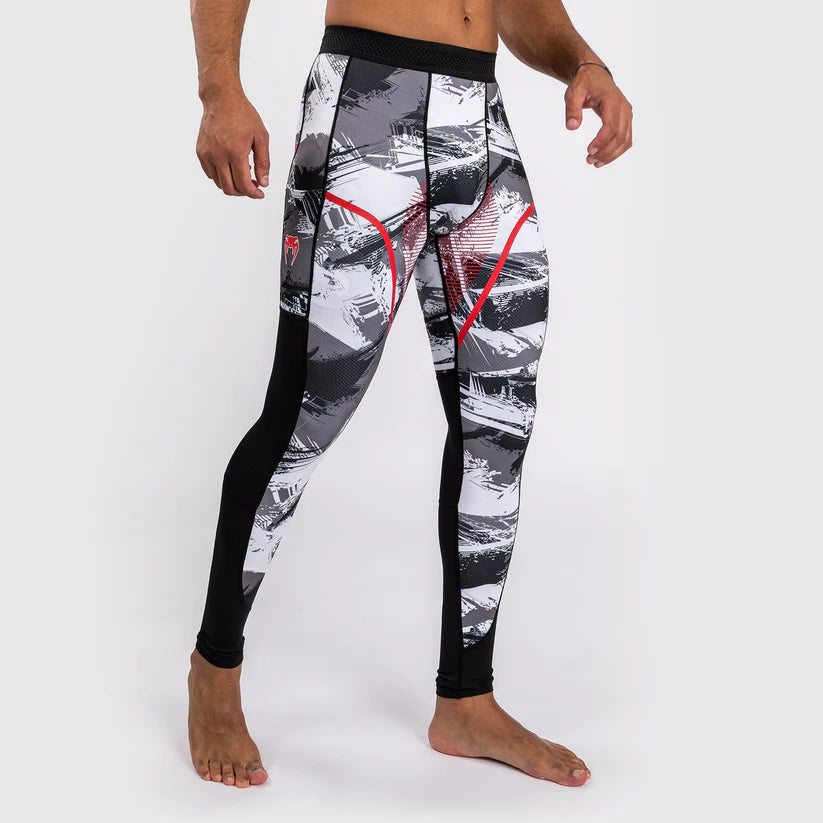 Licra Larga Venum Electron 3.0 (Gris / Rojo) (Disponible por en Costa Rica y Encargo)