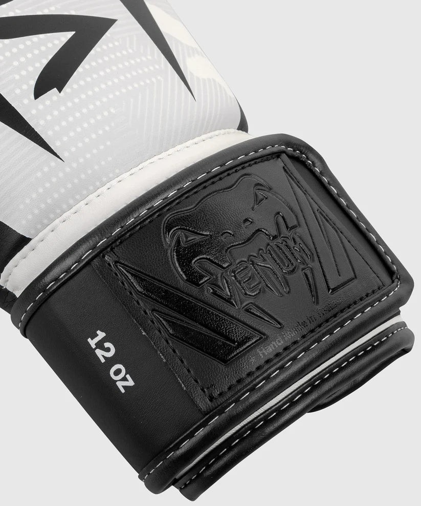 Guantes de Box Venum Elite (Blanco Camo / Negro) (Disponible por Encargo)