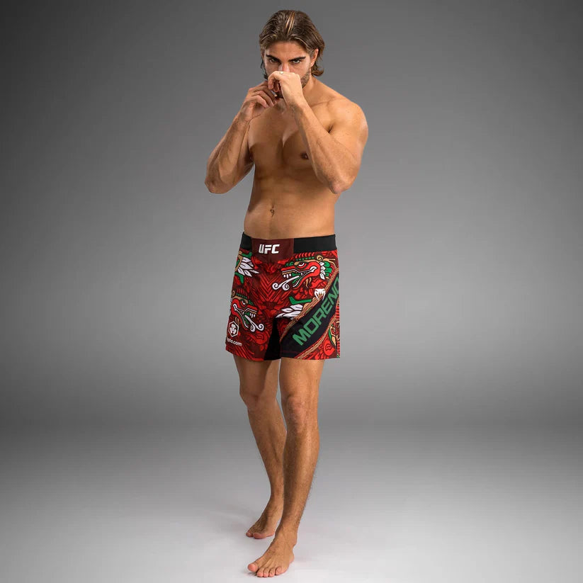 Fightshorts Venum UFC Unrivaled Brandon Moreno (Short Fit) (Rojo) (Disponible por Encargo)