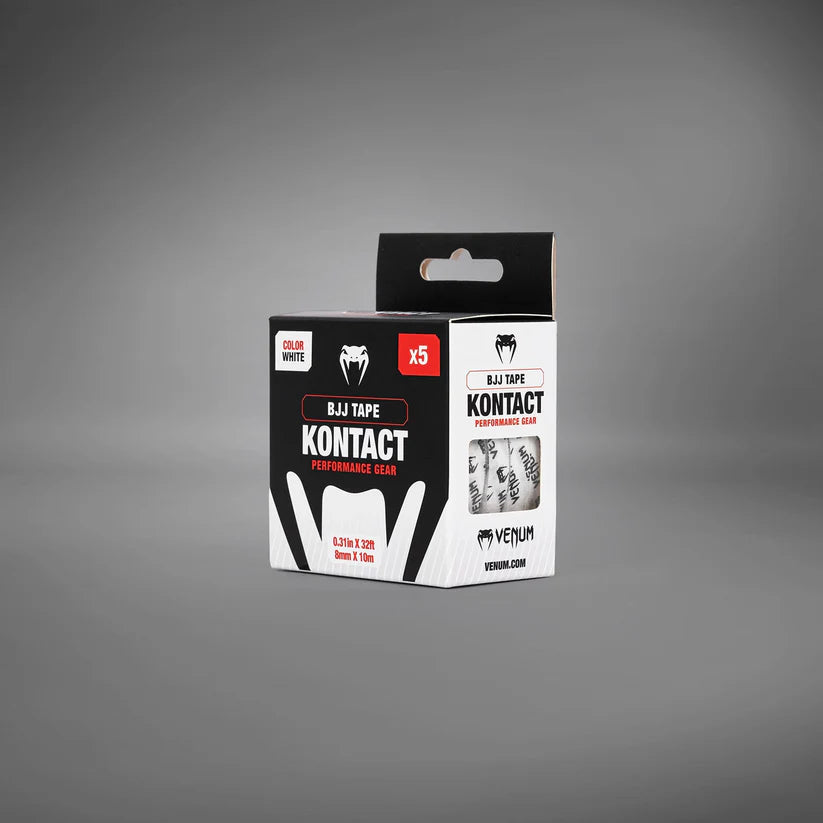 Cinta para Dedos Venum Kontact BJJ (Blanco / Negro) (Disponible en Costa Rica y por Encargo)