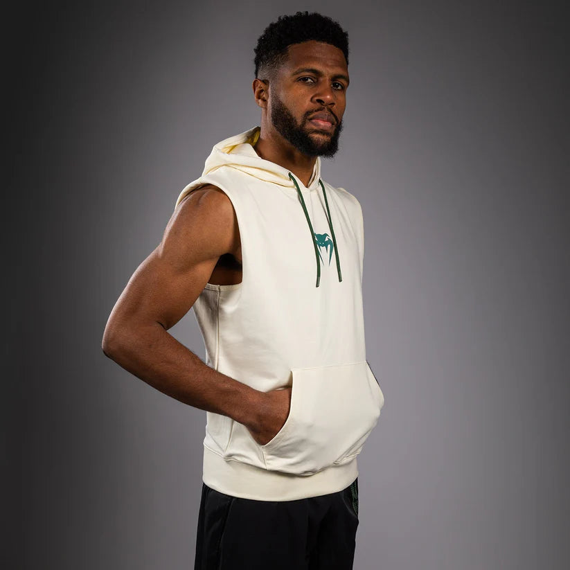 Sudadera sin Mangas para Hombre Venum Sparring (Blanco) (Disponible en Costa Rica y por Encargo)