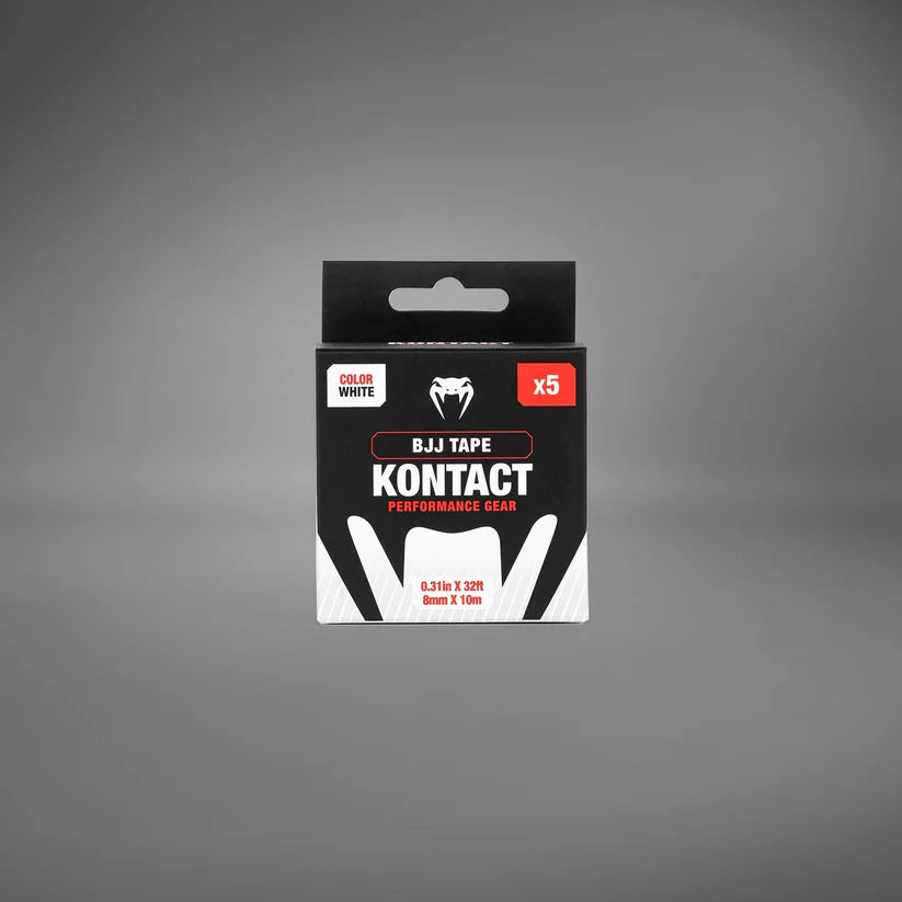 Cinta para Dedos Venum Kontact BJJ (Blanco / Negro) (Disponible en Costa Rica y por Encargo)