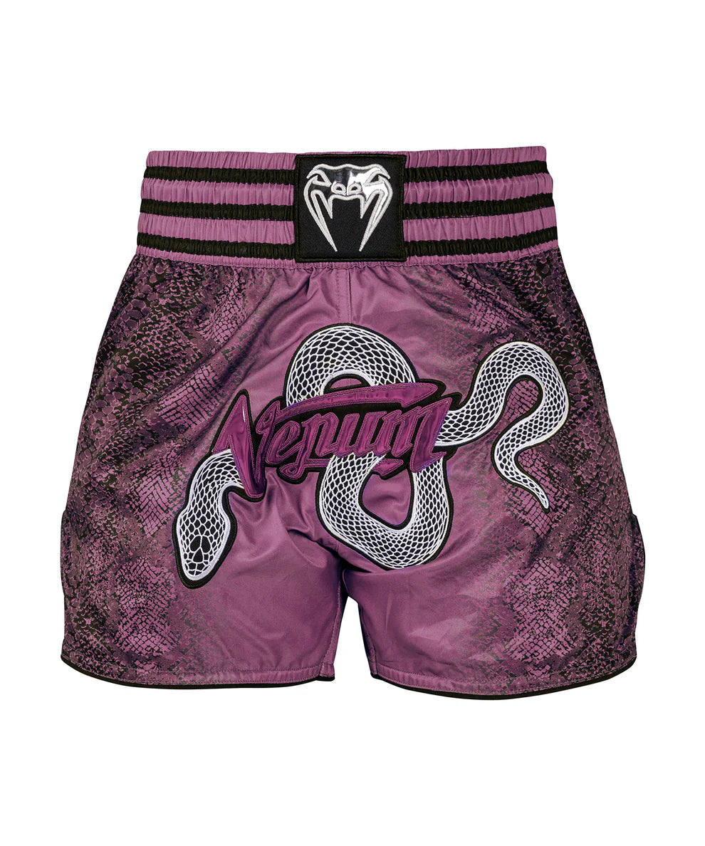 Fightshorts de Muay Thai para Mujer Venum Amazonia (Morado) (Disponible en Costa Rica y por Encargo)
