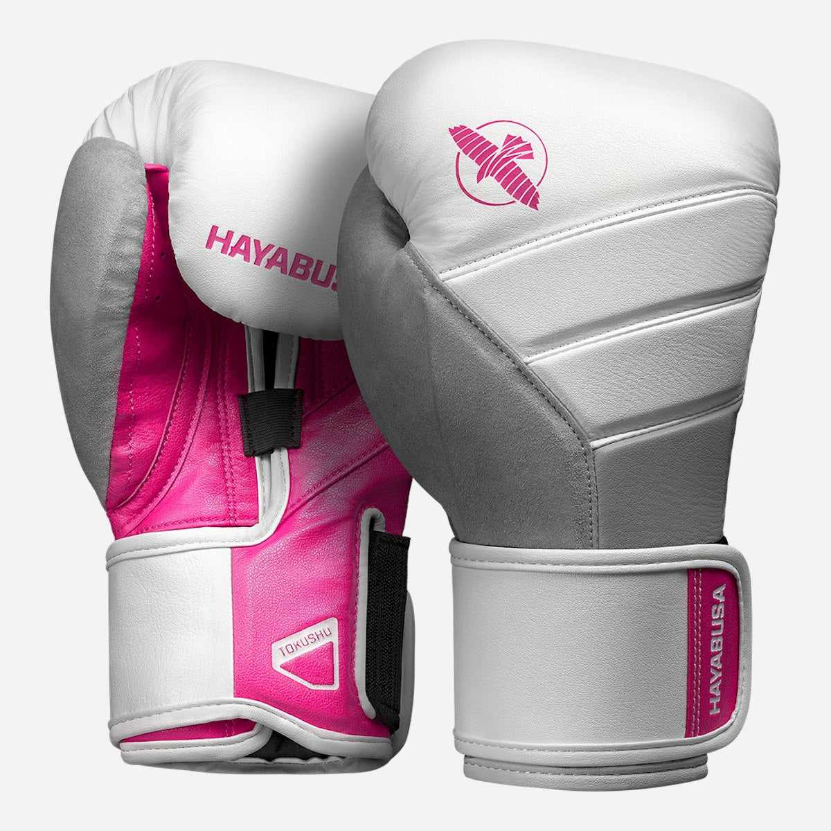 Guantes de Box Hayabusa T3 (Blanco / Rosado) (Disponible por Encargo)