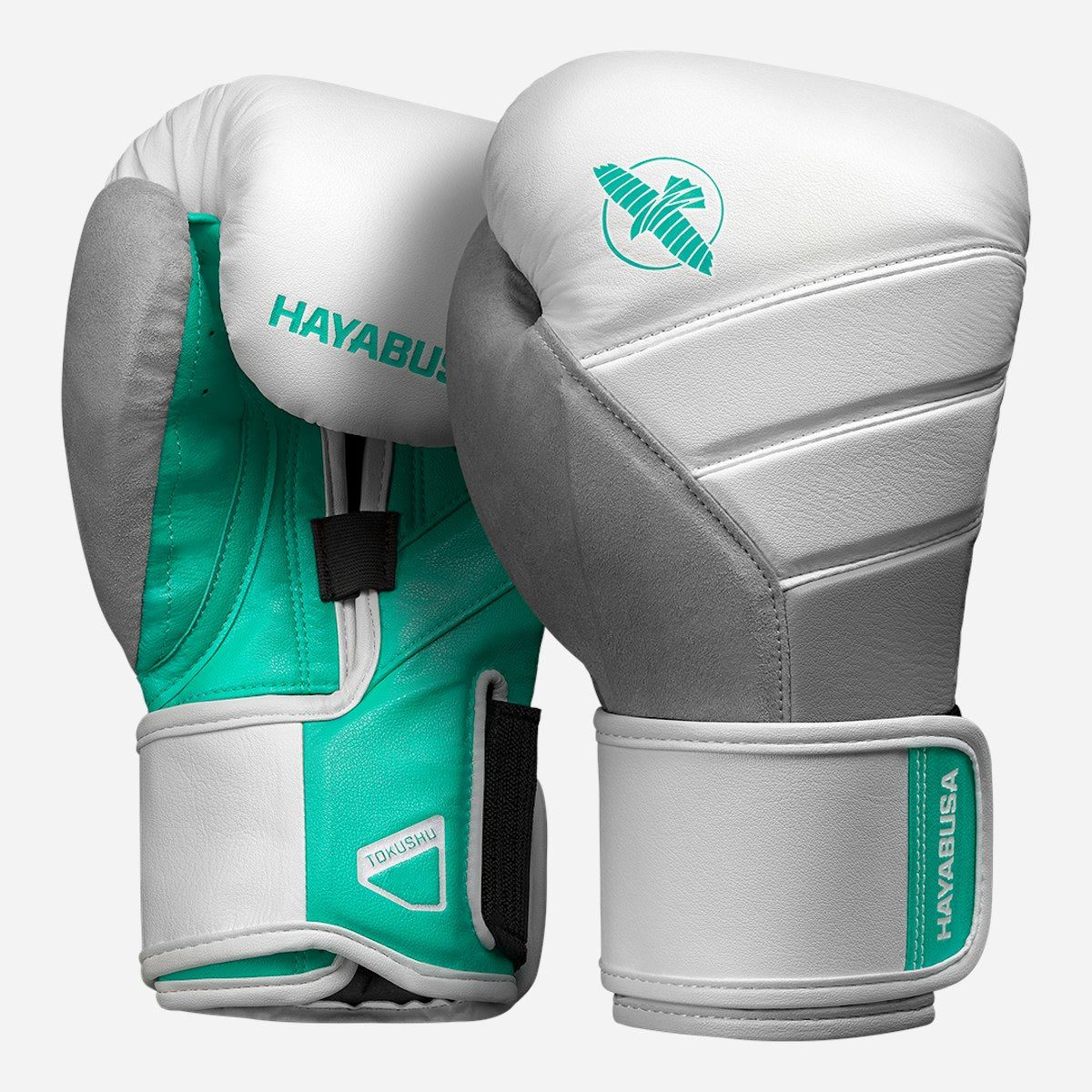 Guantes de Box Hayabusa T3 (Blanco / Turquesa) (Disponible por Encargo)