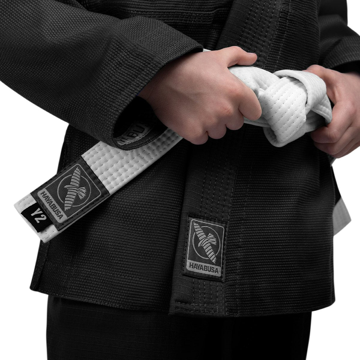 Uniforme de Jiujitsu Brasileño Hayabusa Essential para Niño (Negro) (Disponible por Encargo)