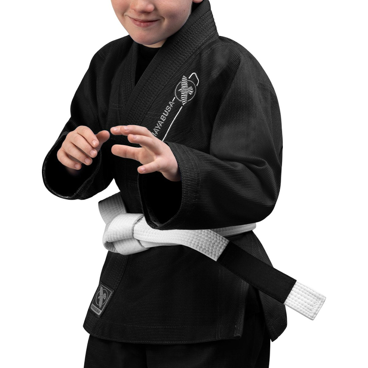Uniforme de Jiujitsu Brasileño Hayabusa Essential para Niño (Negro) (Disponible por Encargo)