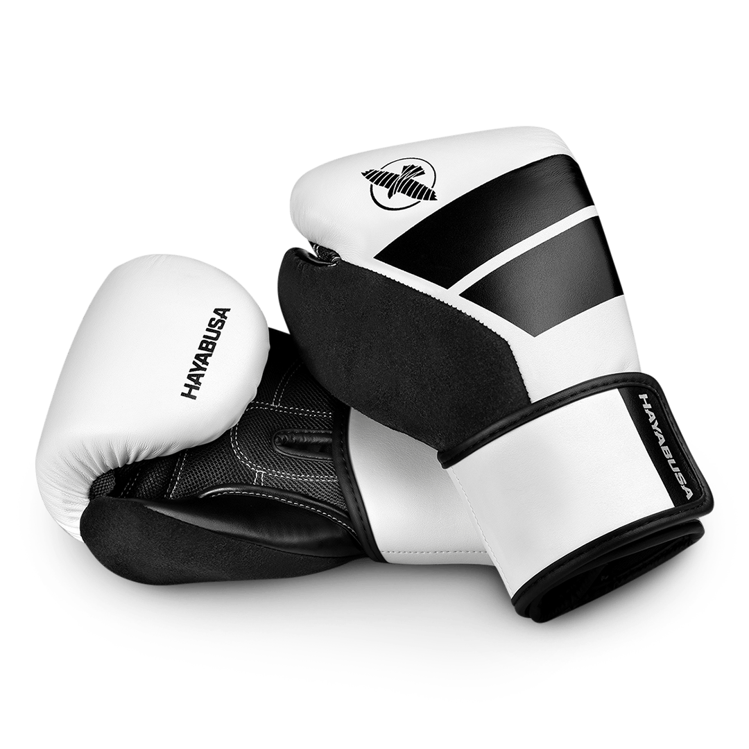 Guantes de Box Hayabusa S4 para Niños (Blanco / Negro) (Disponible por Encargo)