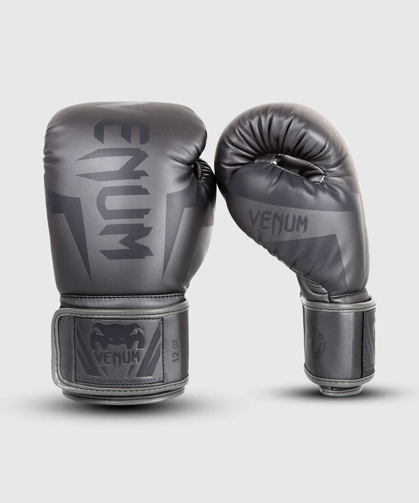 Guantes de Box Venum Elite (Gris / Gris) (Disponible por Encargo)
