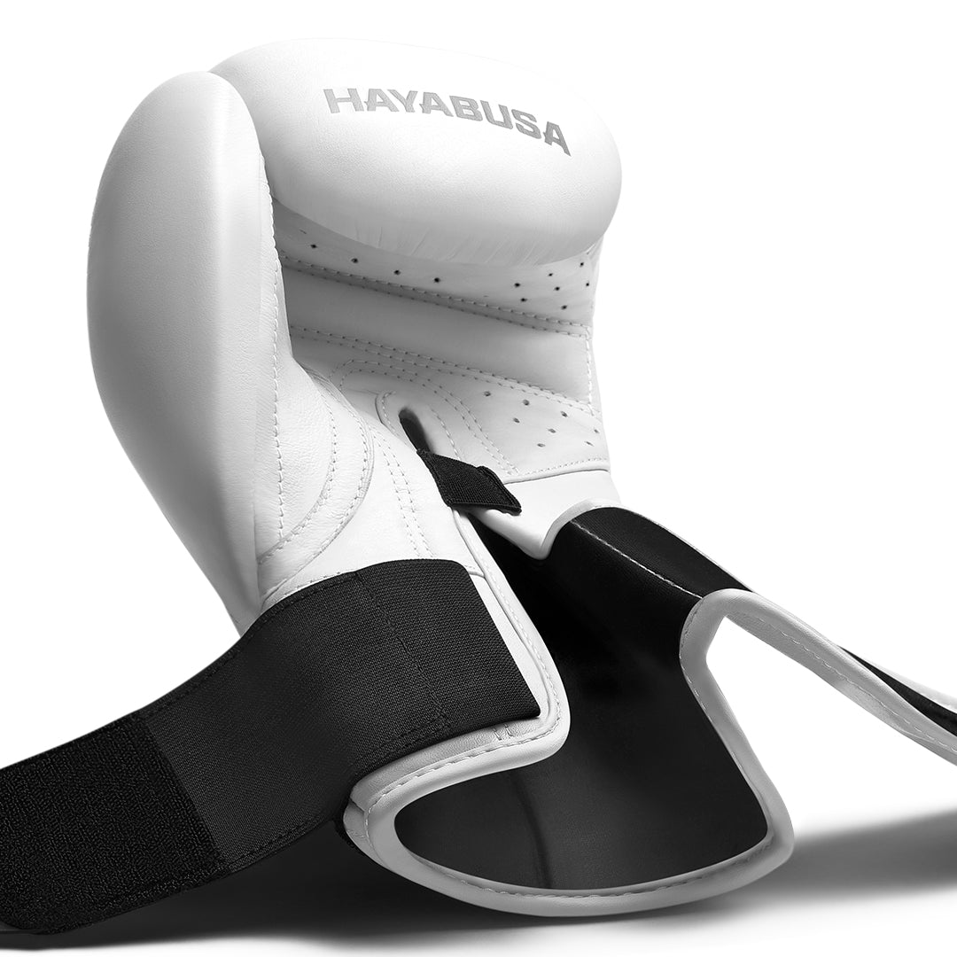 Guantes de Box Hayabusa T3 Kanpeki (Cuero) (Blanco) (Disponible por Encargo)