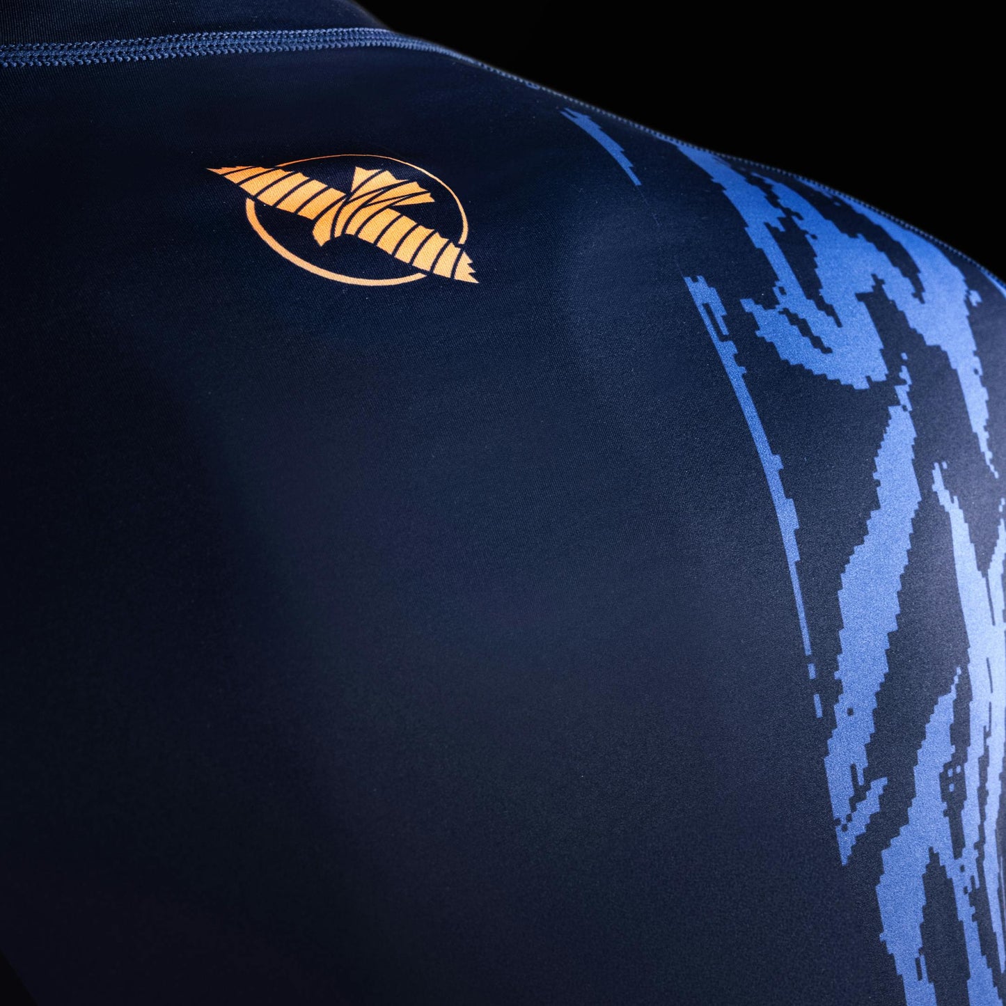 Rashguard Manga Corta para Hombre Hayabusa Apex (Azul Noche) (Disponible por Encargo)