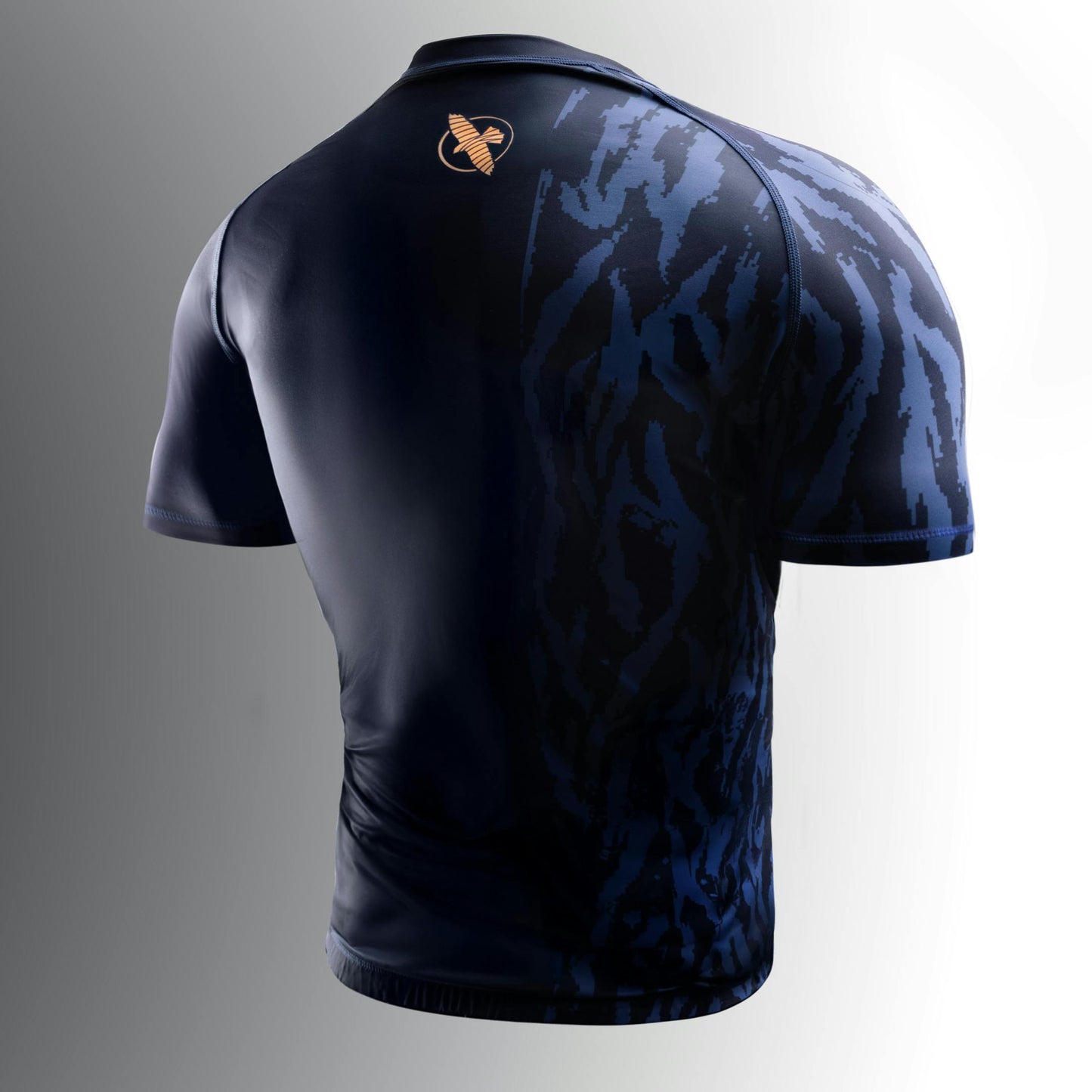 Rashguard Manga Corta para Hombre Hayabusa Apex (Azul Noche) (Disponible por Encargo)