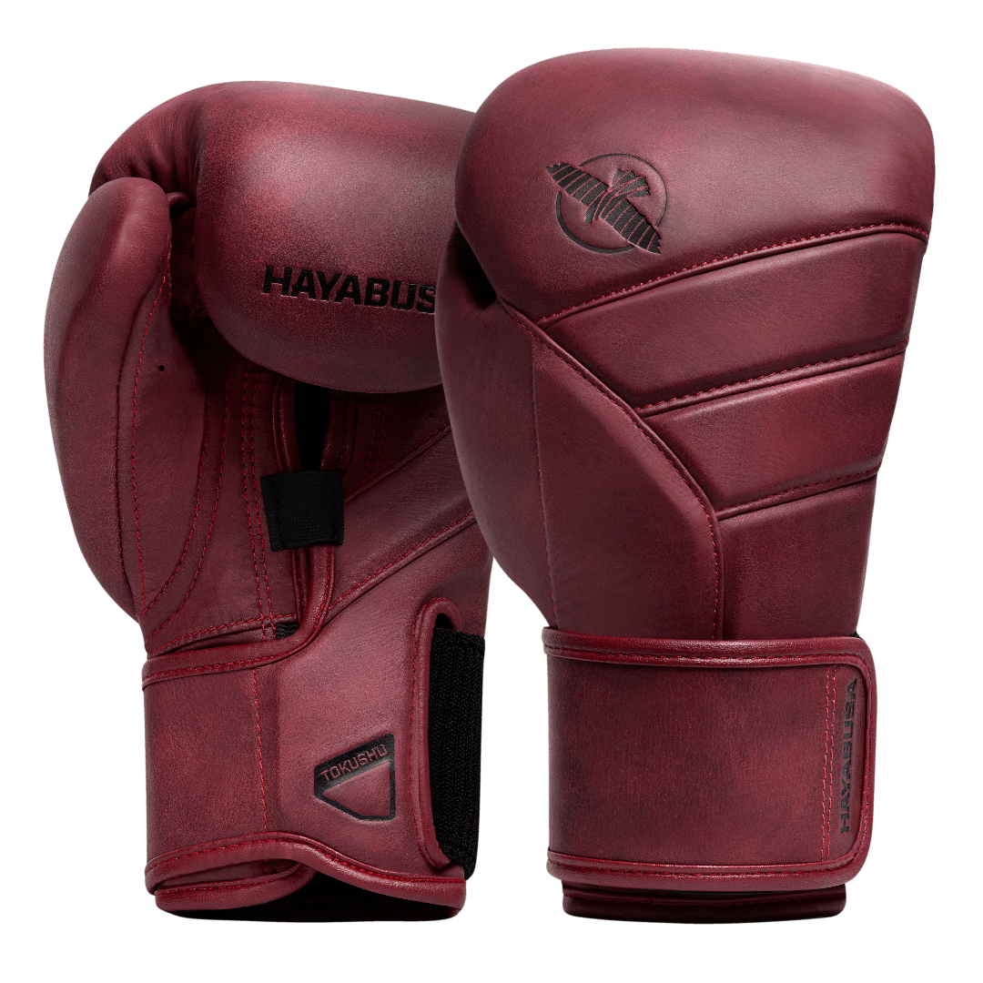 Guantes de Box Hayabusa T3 de Cuero de Lujo (Rojo) (Disponible por Encargo)