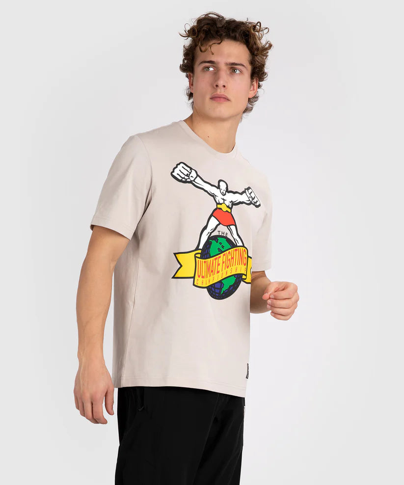 Camiseta para Hombre Venum UFC Ulti-Man (Gris / Blanco) (Disponible en Costa Rica y por Encargo)